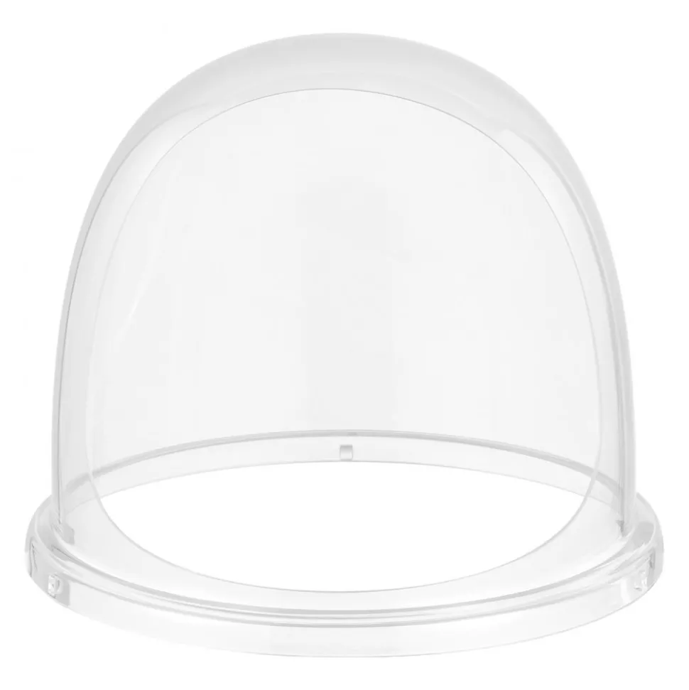 VEVOR Cotton Candy Machine Cover, Transparent Acrylic Dome Bubble Shield, Cotton Candy Machine Bubble Shield Compatible with 15inch Cottons Candies Machines Bowl for Party, Shops, Bottom Groove Design