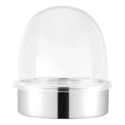 VEVOR Cotton Candy Machine Cover, Transparent Acrylic Dome Bubble Shield, Cotton Candy Machine Bubble Shield Compatible with 15inch Cottons Candies Machines Bowl for Party, Shops, Bottom Groove Design