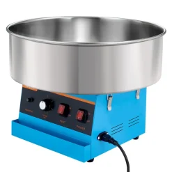 VEVOR Cotton Candy Machine Commercial 1000W Electric Candy Floss Maker Blue, Ideal for Home, Carnival, Birthday, Family Party, Easy Use with 20.5 in Stainless Steel Bowl, Storage Tray and Sugar Scoop