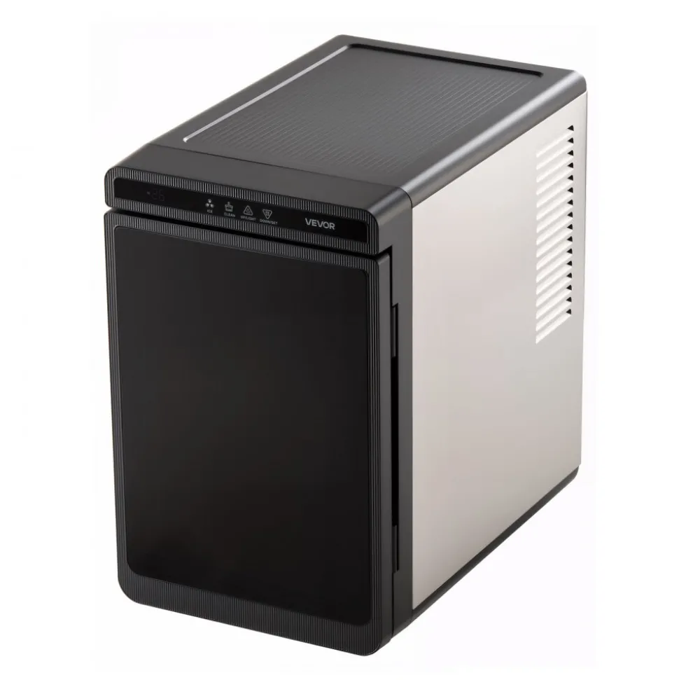 VEVOR Countertop Ice Maker, 22 lbs per Day, Self-Cleaning Portable Machine with Tong, Drawer-Style Ice Access, Ice-Making Machine with Large Square Cubes, for Home, Kitchen, Office, Bar & Party
