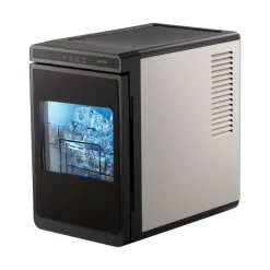 VEVOR Countertop Ice Maker, 22 lbs per Day, Self-Cleaning Portable Machine with Tong, Drawer-Style Ice Access, Ice-Making Machine with Large Square Cubes, for Home, Kitchen, Office, Bar & Party