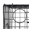 VEVOR Crab Trap, 2 Packs, 24.4x24.4x11.8 inch Heavy Duty Large Crab Pot Trap for Dungeness, Black PVC Coated Wire Mesh for Stealth, with Gauge, Red/White Float, 100ft Leaded Core Rope, and Gloves
