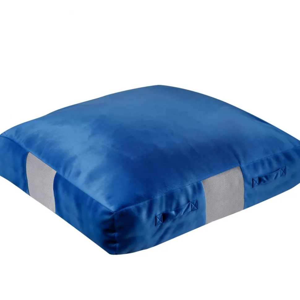 VEVOR Crash Pad, 5 x 5 ft Crash Pad for Kids Sensory with Foam Blocks and Washable Cover, Large Soft Foam Landing Zone Giant Pillow Mat, Sensory Room Equipment for Children Jumping, Relaxing & Play