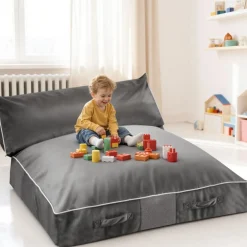 VEVOR Crash Pad, 5 x 4.5 ft Crash Pad for Kids Sensory with Foam Blocks and Washable Cover, Large Soft Foam Landing Zone Giant Pillow Mat, Sensory Room Equipment for Children Jumping, Relaxing & Play