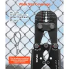 VEVOR Crimping Tool, 3/64" - 1/8" Steel Wire Rope Crimper, with Clear Metric and Imperial Markings, Adjustable Force, Crimp Pliers for Aluminum Oval and Dual Sleeves, and Annealed Copper Sleeves
