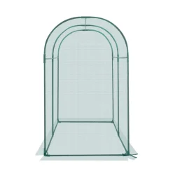 VEVOR Crop Cage, 5.9 x 2.98 x 4.9 ft Plant Protection Tent with Zippered Door, Wind-Resistant Tall Crop Cage, Easy to Install, Outdoor Raised Bed Cover with Frame, Plant Netting for Garden Patio Lawn