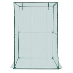 VEVOR Crop Cage, 3.9 x 3.9 x 5.9 ft Plant Protection Tent with Zippered Door, Wind-Resistant Tall Crop Cage, Easy to Install, Outdoor Raised Bed Cover, Tomato Plant Netting for Garden Patio Lawn