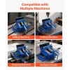 VEVOR Cross Slide Drill Press Vise, 4 Inch Jaw Width, 2 Way X-Y Axis Bench Vise, 3.5 Inch Max Jaw Opening, Heavy Duty Cast Iron, Workbench Vice Clamp, for Woodworking Drilling CNC Milling Machine