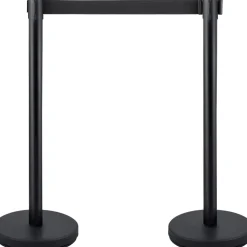VEVOR Crowd Control Stanchion, Set of 4 Pieces Stanchion Set, Stanchion Set with 5 ft/1.5 m Red Velvet Rope, Crowd Control Barrier