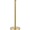 VEVOR Crowd Control Stanchion, Set of 8 Pieces Stanchion Set, Stanchion Set with 5 ft/1.5 m Red Velvet Rope, Gold Crowd Control Barrier with Sturdy Concrete and Metal Base – Easy Connect Assembly