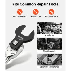 VEVOR Crowfoot Wrench Set, 1/2