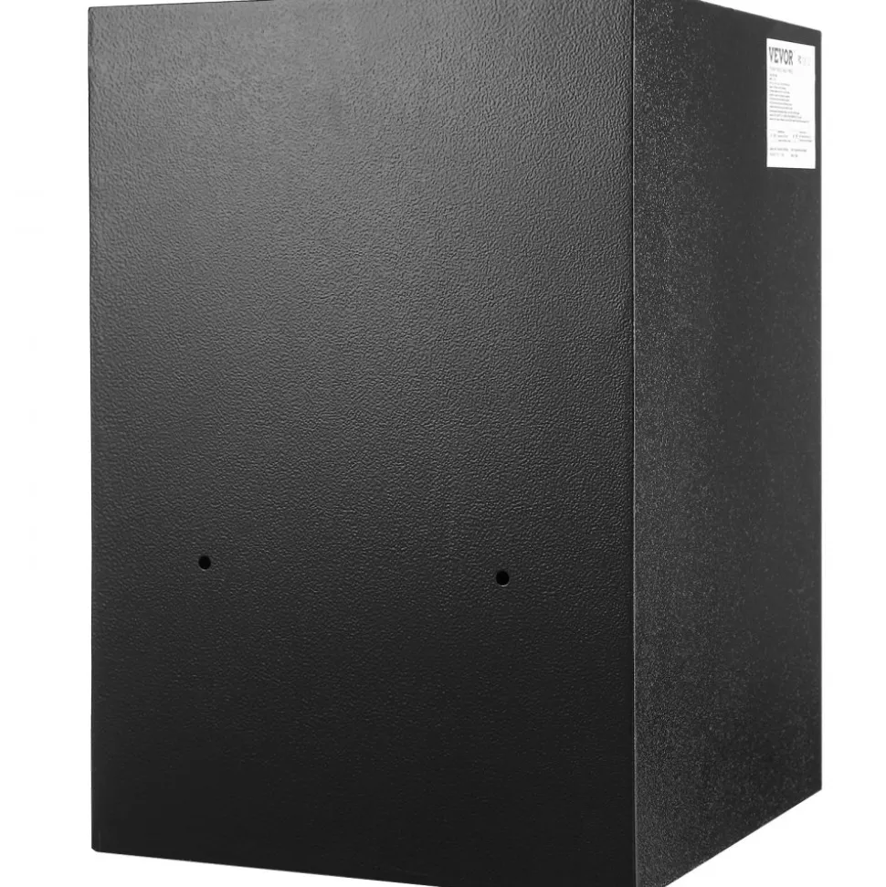 VEVOR 2.5 Cub Depository Safe, Deposit Safe with Drop Slot, Electronic Code Lock and 2 Emergency Keys, 20.27'' x 13.97'' x 13.97'' Business Drop Slot Safe for Cash, Mail in Home, Hotel, Office