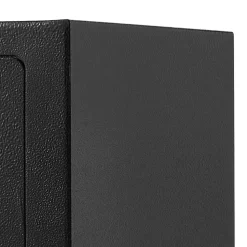 VEVOR 0.6 Cubic Feet Drop Safe, Drop Slot Safe Box with Password and Turn Knob, Heavy Duty Compact Cash Depository Box with a Front Lock Slot for Cash, Bank Slips, Jewelry, Documents, Bills, Black