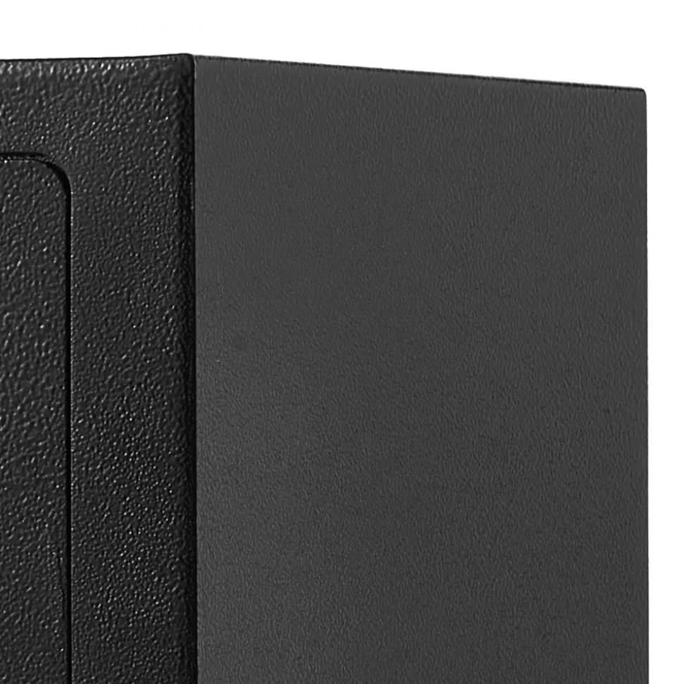 VEVOR 0.6 Cubic Feet Drop Safe, Drop Slot Safe Box with Password and Turn Knob, Heavy Duty Compact Cash Depository Box with a Front Lock Slot for Cash, Bank Slips, Jewelry, Documents, Bills, Black