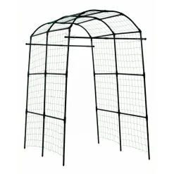 VEVOR Cucumber Trellis, U-Shape Garden Trellises for Raised Bed, Metal Arch Plant Support for Vine, Climbing Plants Outdoor, Peas, Beans, Zucchini, Tomato, Squash, Flower (70.87 x 44.09 x 82.99 in)