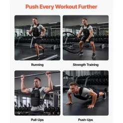 VEVOR Curved Weight Vest Plates, 8.75 LB Pairs, Premium Steel Tactical Weighted Plates for Vest, Ergonomic Design, for Strength Endurance Training, Running, Jogging, Fitness, Heavy Workouts