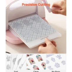 VEVOR Cutting Dies, 10 Pieces Metal Die Cuts, Compatible with VEVOR Die Cutting and Embossing Machine, Letters, Numbers, Tree Patterns, Cut Dies for Scrapbooking, Card Making, DIY Paper Crafting