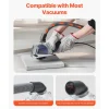 VEVOR Cutting Dust Shroud for Angle Grinders, Universal 4-5 in Angle Grinder Dust Shroud with 6 Clamping Washers & 5 in Diamond Grinding Cup Wheel, Adjustable Cutting Depth, Connect to Vacuum Cleaner