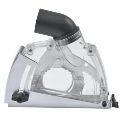 VEVOR Cutting Dust Shroud for Angle Grinders, Universal 4-5 in Angle Grinder Dust Shroud with 6 Clamping Washers & 5 in Diamond Grinding Cup Wheel, Adjustable Cutting Depth, Connect to Vacuum Cleaner