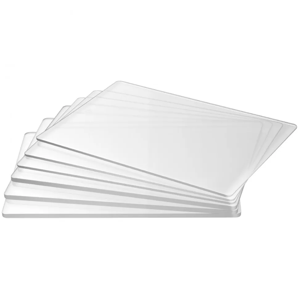 VEVOR Cutting Plates, 6 Pcs, 8.86 x 6.14 in, Clear Polycarbonate Material, Die Cut Pads Compatible with VEVOR Die Cutting and Embossing Machine KM-1860, for Scrapbooking, Card Making, Crafting