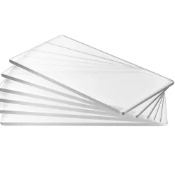 VEVOR Cutting Plates, 6 Pcs, 6.69 x 3.15 x 0.1 in, Clear Polycarbonate Material, Die Cut Pads Compatible with VEVOR Die Cutting and Embossing Machine KM-1830, for Scrapbooking and Card Making