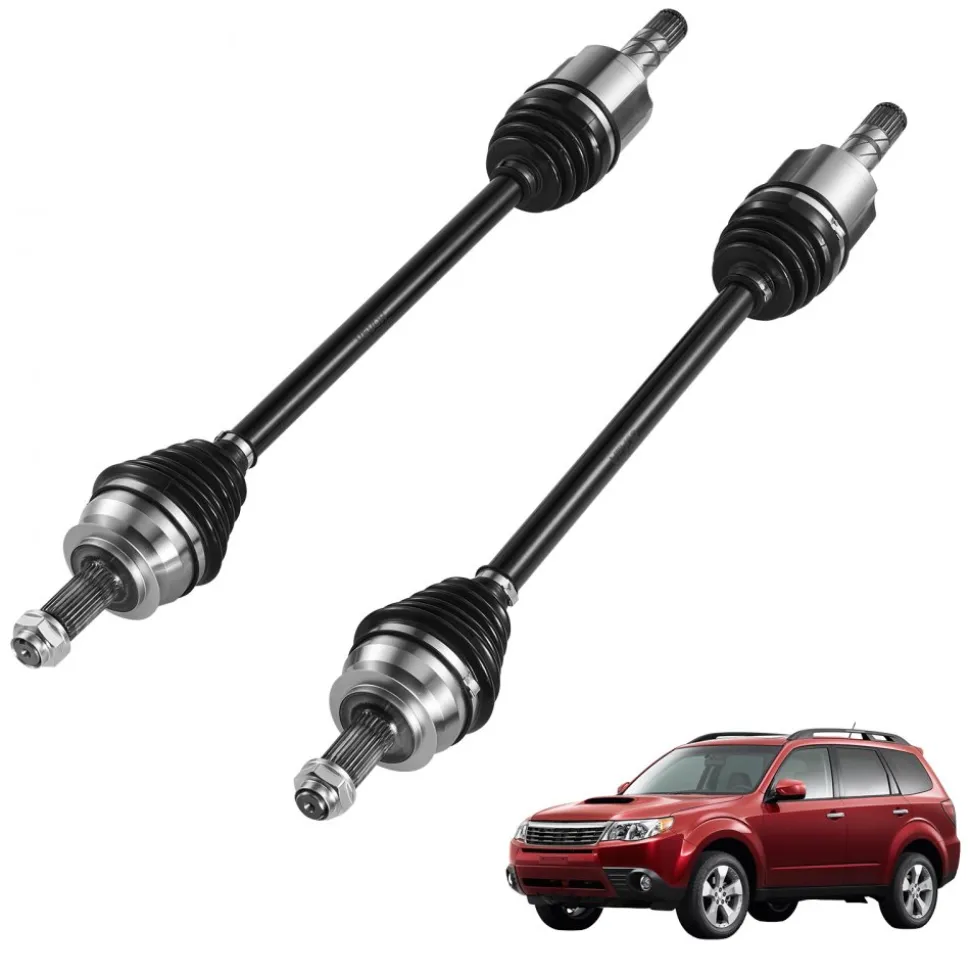 VEVOR CV Axle Shaft Assembly, 2 Pieces Front Left & Right (Driver and Passenger Side), Automotive Replacement Joint Axles Pair Compatible with 2009-2017 Chevrolet Traverse, Alloy Steel & Carbon Steel