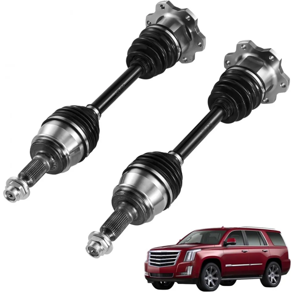 VEVOR CV Axle Shaft Assembly, 2 Pieces Front Left & Right (Driver and Passenger Side), Automotive Replacement CV Axles Pair Compatible with 2007-2020 Cadillac Escalade, Alloy Steel & Carbon Steel