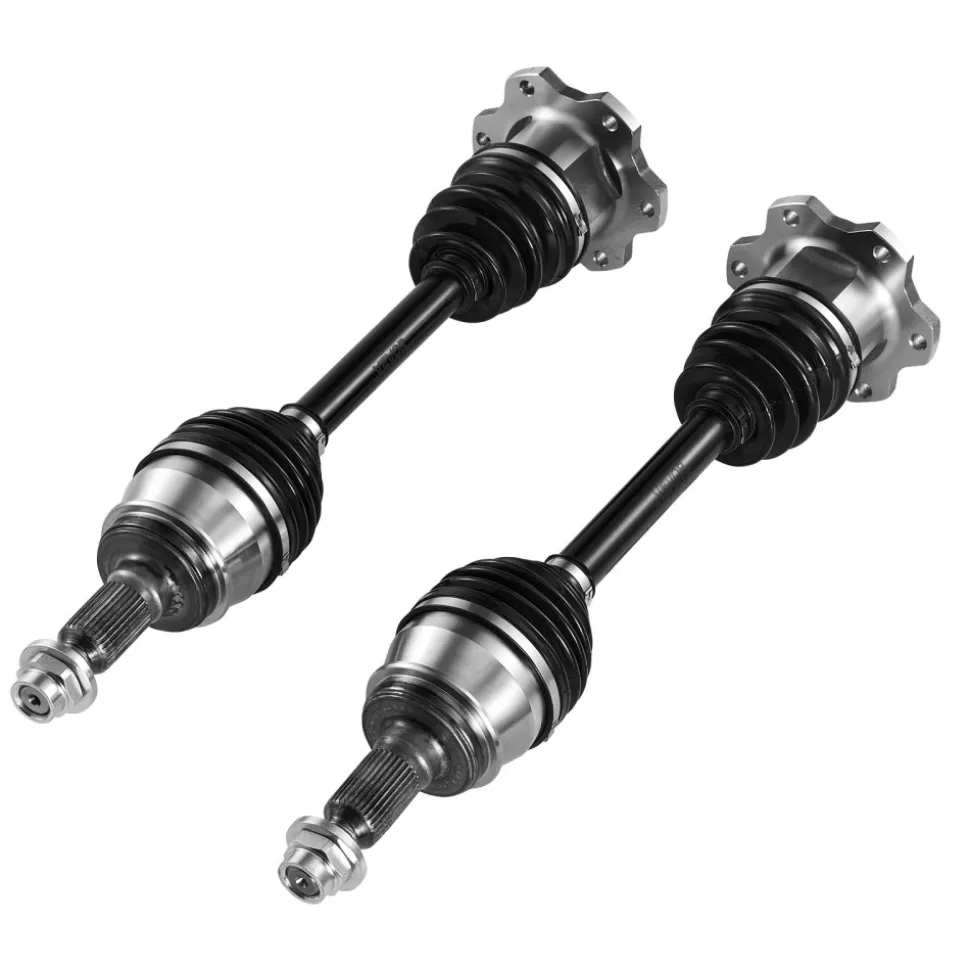 VEVOR CV Axle Shaft Assembly, 2 Pieces Front Left & Right (Driver and Passenger Side), Automotive Replacement CV Axles Pair Compatible with 2007-2020 Cadillac Escalade, Alloy Steel & Carbon Steel
