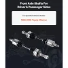 VEVOR CV Axle Shaft Assembly, 2 Pieces Front Left & Right (Driver and Passenger Side), Automotive Replacement CV Joint Axles Pair Compatible with 1996-2002 Toyota 4Runner, Alloy Steel & Carbon Steel