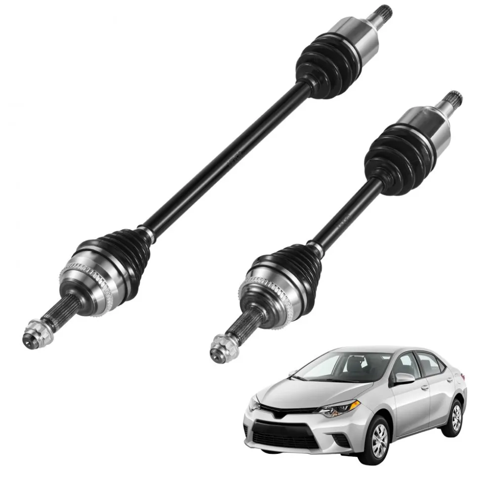 VEVOR CV Axle Shaft Assembly, 2 Pieces Front Left & Right (Driver and Passenger Side), Automotive Replacement CV Joint Axles Pair Compatible with 2009-2018 Toyota Corolla, Alloy Steel & Carbon Steel