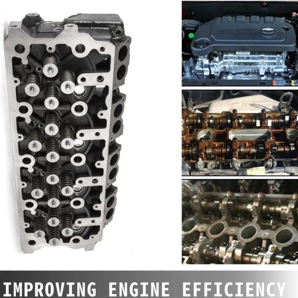 VEVOR Cylinder Head Assembled, Engine Cylinder Head Assembly Replacement 6.4L, Cast Iron Cylinder Head Fit for 08-10 Ford F250 F350 F450 F550