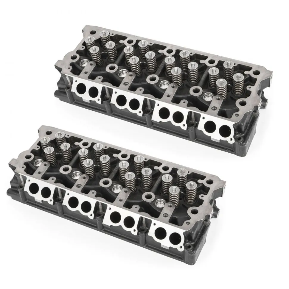 VEVOR Cylinder Head Assembled, Engine Cylinder Head Assembly Replacement 6.4L, Cast Iron Cylinder Head Fit for 08-10 Ford F250 F350 F450 F550
