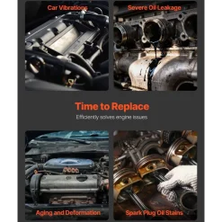 VEVOR Cylinder Head Assembly for 2011-2019 Chevy Cruze Sonic Trax 1.4L Turbo, 2013-2019 Buick Encore 4 Cyl 1.4L, Complete Engine Cylinder Head Assembly Replaces 55573669, 55565291, 55573010, 55573011