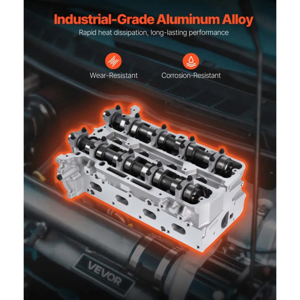 VEVOR Cylinder Head Assembly for 2011-2019 Chevy Cruze Sonic Trax 1.4L Turbo, 2013-2019 Buick Encore 4 Cyl 1.4L, Complete Engine Cylinder Head Assembly Replaces 55573669, 55565291, 55573010, 55573011