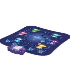 VEVOR Dance Mat, 6-Button Dance Mixer Rhythm Step Play Mat, Electronic Dance Pad with Wireless Bluetooth, LED Lights, 5 Game Modes, Adjustable Volume, Built-in Music, Toys Gifts for 3+ Year Old Girls