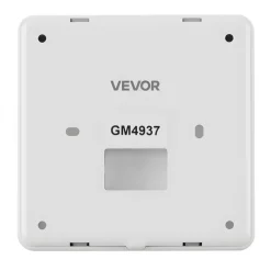 VEVOR 7-Day Programmable Thermostat, Home Thermostats for Heat Pump,Air Conditioner,Underfloor Heating, LED Screen with Backlight & 1Cool+1Heat,Energy-Efficient,Wide Temp Range,White
