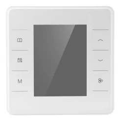 VEVOR 7-Day Programmable Thermostat, Home Thermostats for Heat Pump,Air Conditioner,Underfloor Heating, LED Screen with Backlight & 1Cool+1Heat,Energy-Efficient,Wide Temp Range,White