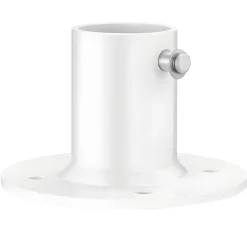 VEVOR Deck Anchor Flange 4 Pack, 1-7/8 in Pool Ladder Deck Mount, Handrail Anchor with Stainless Steel Mounting Hardware, Premium Aluminum Alloy Flange for Inground Swimming Pool Ladder, White