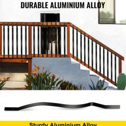 VEVOR Deck Balusters, 61 Pack Metal Deck Spindles, 29.5