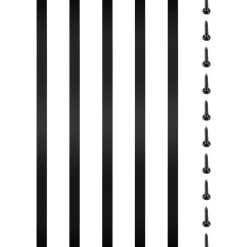 VEVOR Deck Balusters, 76 Pack Metal Deck Spindles, 29.5
