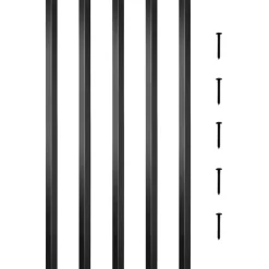 VEVOR Deck Balusters, 101 Pack Metal Deck Spindles, 26