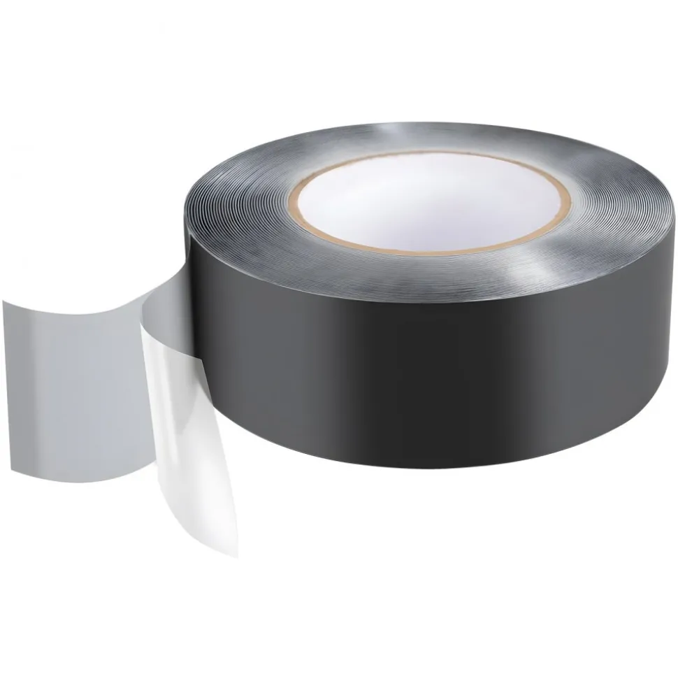 VEVOR Deck Joist Tape, 2 inch x 50 ft, 10 Pack, Weather-Resistant Waterproof Flashing Butyl Joist Tape for Decking, Self-Adhesive, for Wood Decks, Beams Roofs, RVs, House, and Pipes Repair, Black