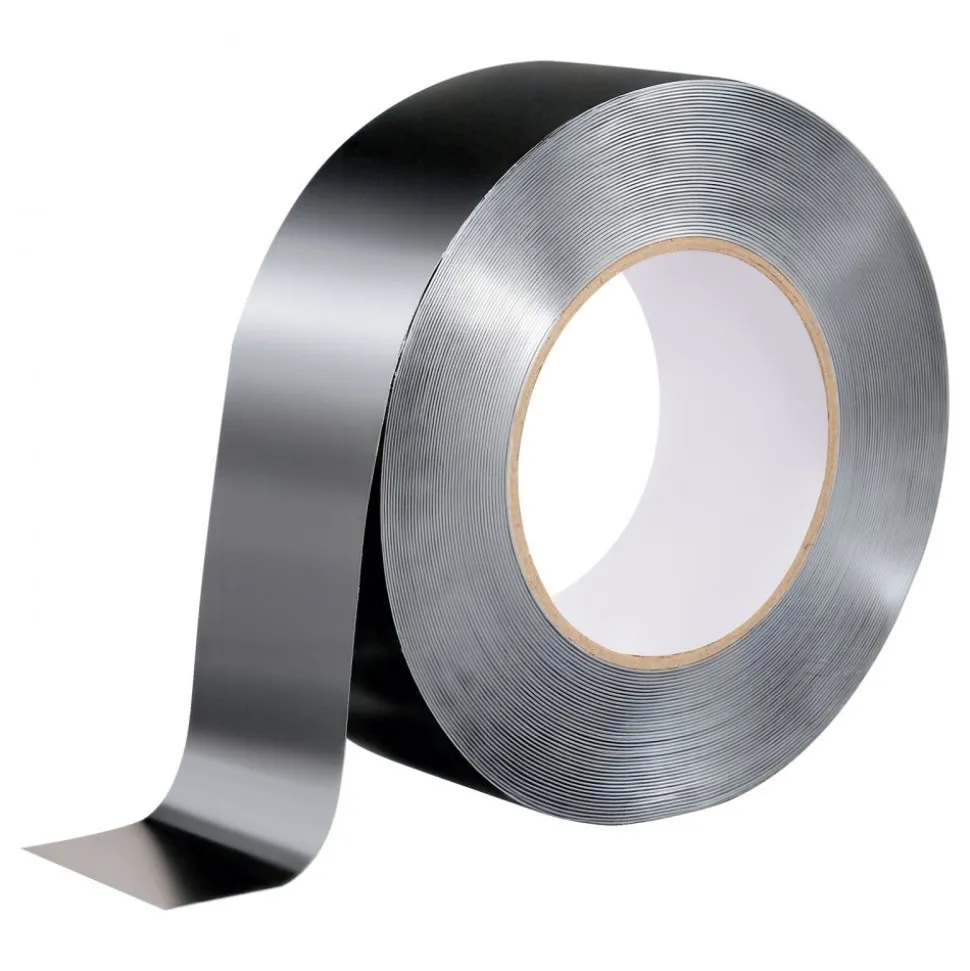 VEVOR Deck Joist Tape, 2 inch x 50 ft, 10 Pack, Weather-Resistant Waterproof Flashing Butyl Joist Tape for Decking, Self-Adhesive, for Wood Decks, Beams Roofs, RVs, House, and Pipes Repair, Black