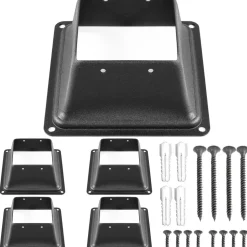 VEVOR Deck Post Base 5 PCS Post Base Skirt 4x4