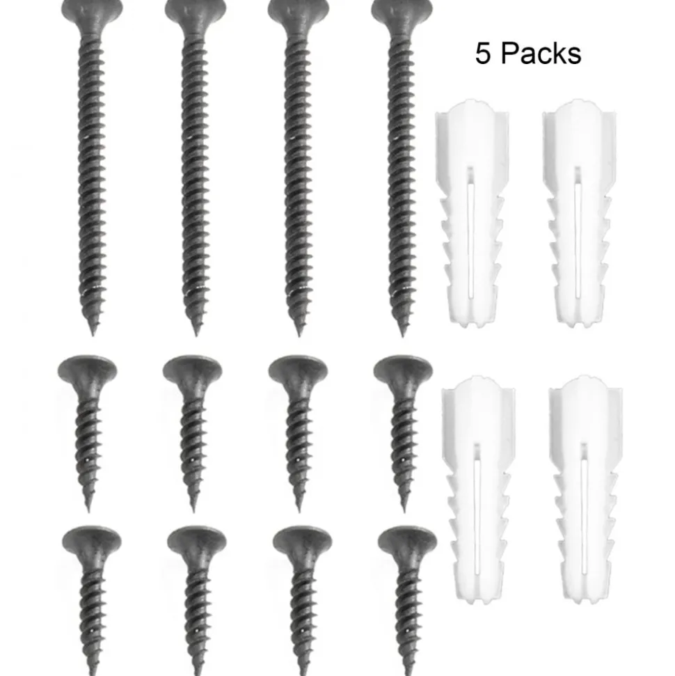 VEVOR Deck Post Base 5 PCS Post Base Skirt 4x4" (Actual 3.38x3.38") Post Support Flange 2.5LBS Deck Post Skirt Black Powder-Coated Decking Post Base with Thick Steel for Deck Supports Porch Railings