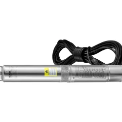 VEVOR Deep Well Submersible Pump, 1HP 115V/60Hz, 37gpm Flow 207ft Head, with 33ft Electric Cord, 4