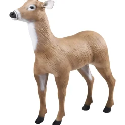 VEVOR Deer Decoy, Outdoor Deer Decoys for Hunting, Realistic Durable HDPE Doe Hunting Decoy, Foldable Legs for Easy to Carry and Use, for Garden Yard Decoration, 1-Pack