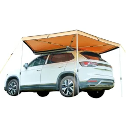 VEVOR 270 Degree Awning, 52 sq.ft Driver Side Vehicle Awning, Waterproof UV50+ Car Side Awnings with Carry Bag, All-Weather Free-Standing Overland Awnings Car Shelter for SUV Van Truck Camping