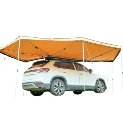 VEVOR 270 Degree Awning, 133 sq.ft Passenger Side Vehicle Awning, Waterproof UV50+ Car Side Awnings with Carry Bag, All-Weather Free-Standing Overland Awnings Car Shelter for SUV Van Truck Camping