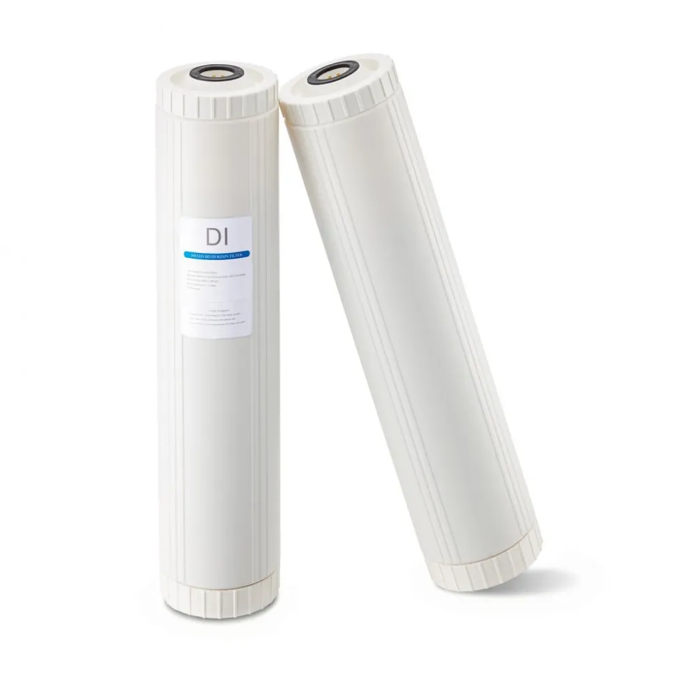 VEVOR Deionized Filter for Spotless Car Wash System, 2 x 4L Mixed-Bed DI Resin Filter Replacement - Compatible with PRS-207SLXC, PRS-TCXC, PRS-TCXC-PT, PRS-207XCGB Deionized Water System